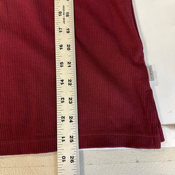 Eddie Bauer Women's Long Sleeve V-Neck T-Shirt Medium NWT Berry - Picture 7 of 7